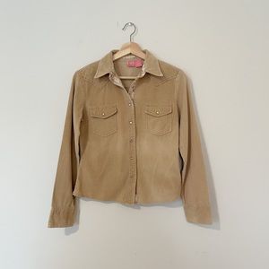 Andrew & Co • Corduroy button down Shirt